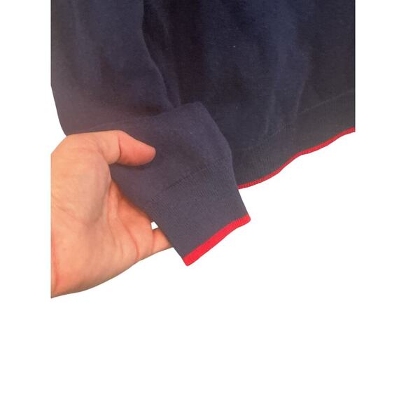 Gap Womens Crewneck Sweater Size XS Novelty Print Glasses Geek Nerd Preppy NEW - Picture 7 of 9